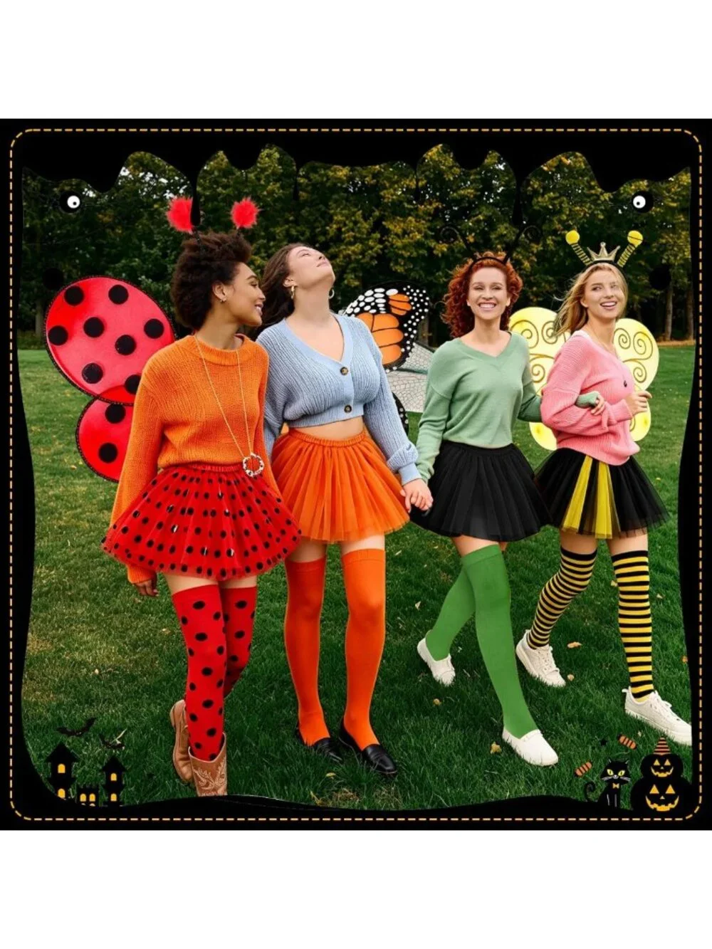 Spooky Insect Costume Accessories Set for Halloween Cosplay Party Fun